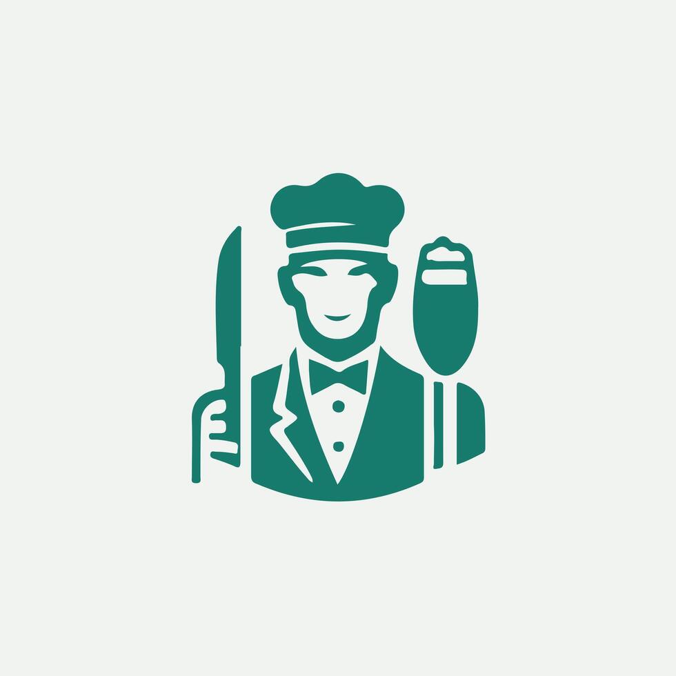 Waiters Essence waiter design vector