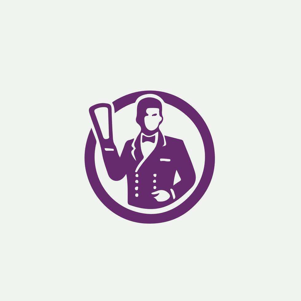 Table Time waiter logo vector