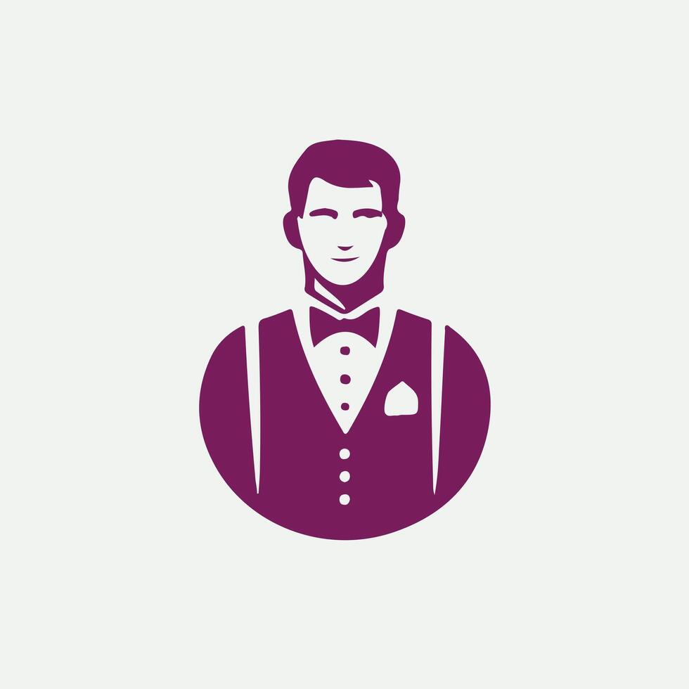 Waiters Delight waiter logo vector