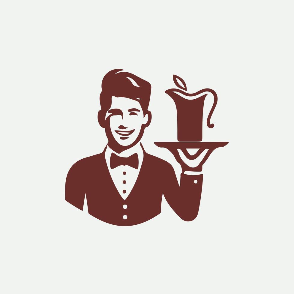 Swift Dining Crew waiter design vector
