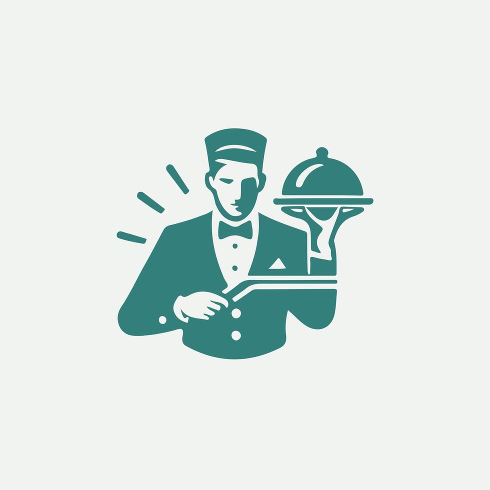 Dining Hands waiter vector