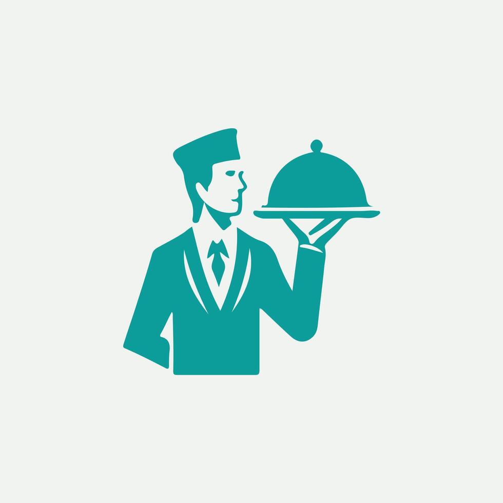 Swift Serve waiter logo vector