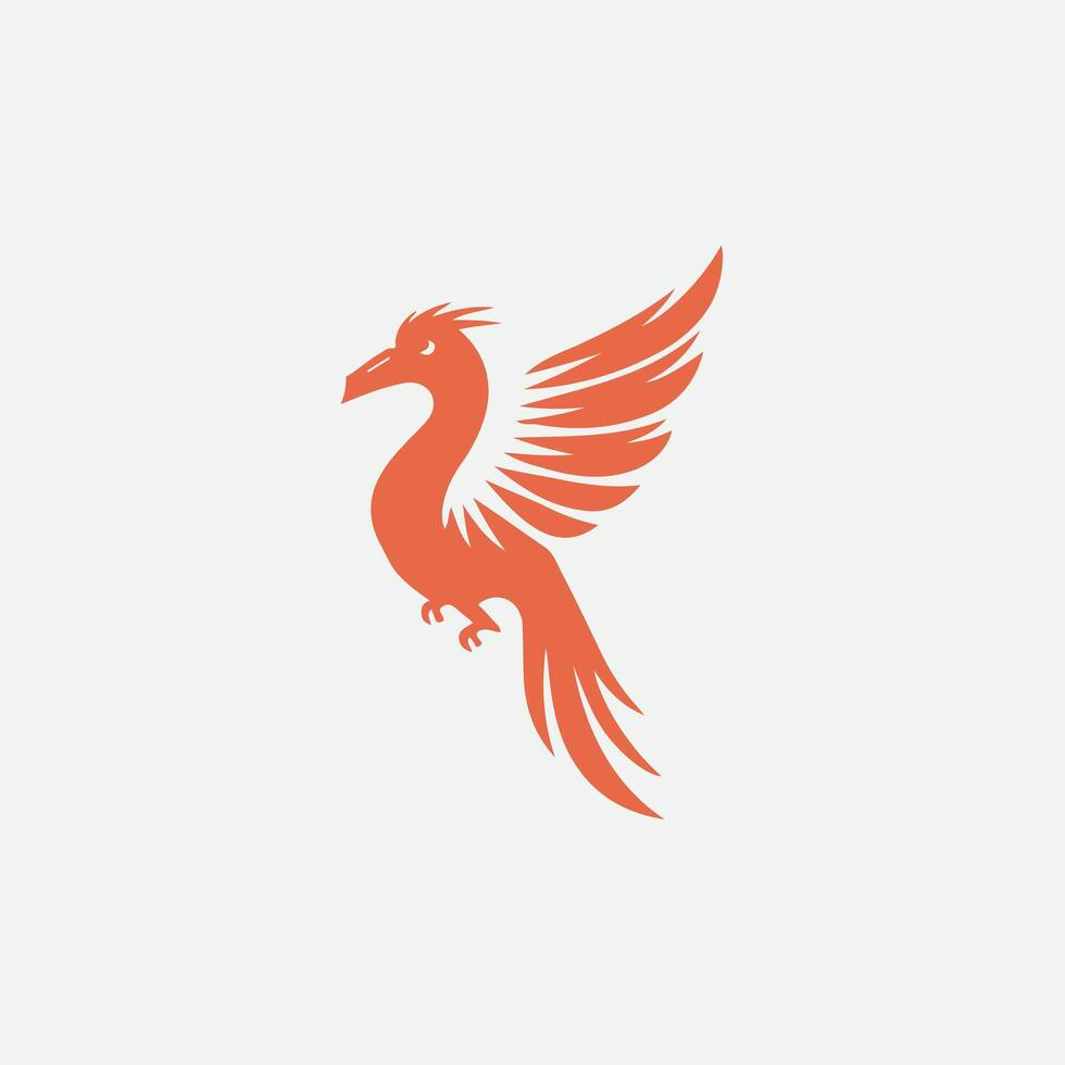 Rock Climb Force Tropical Bird logo vector