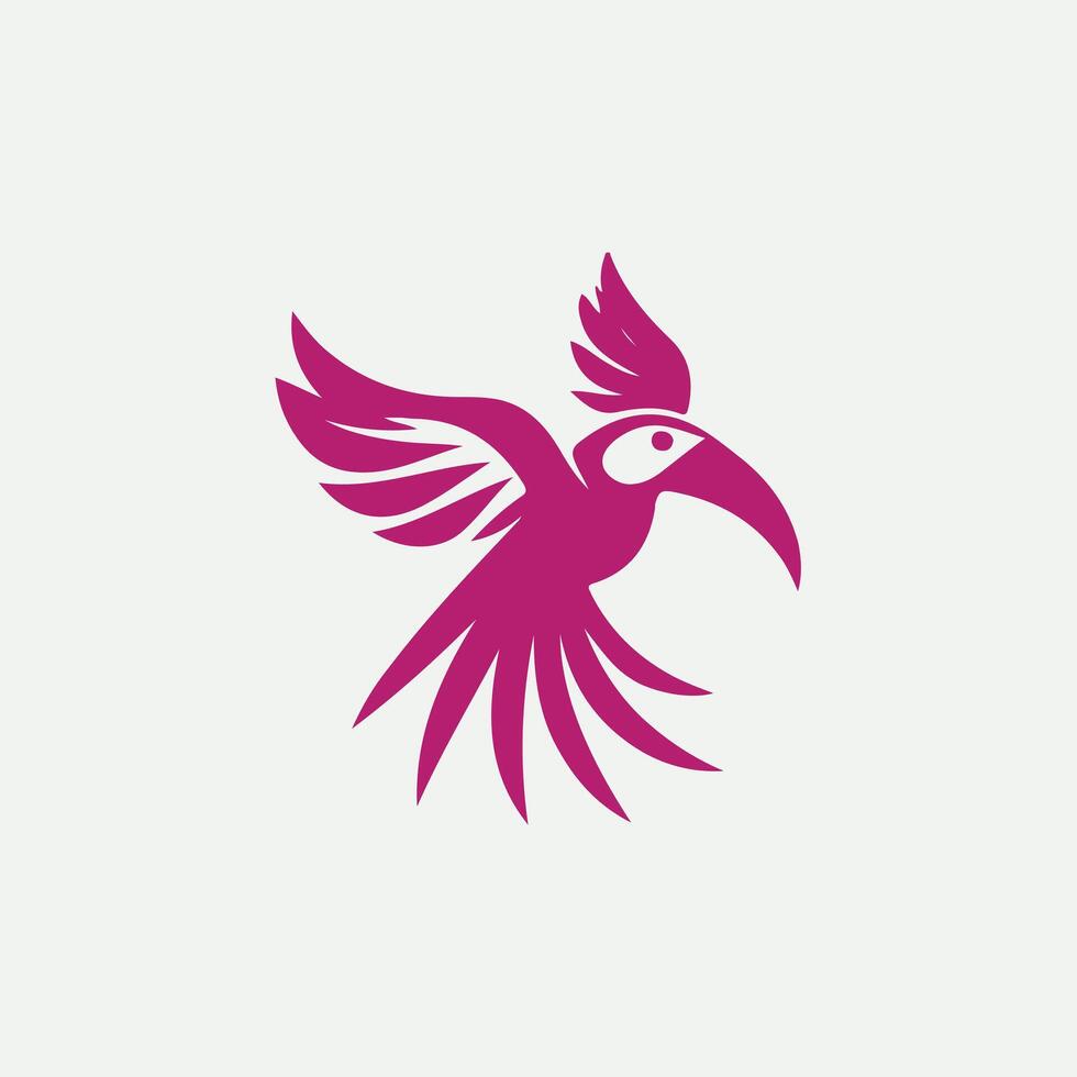 Mango Feathers tropical bird vector