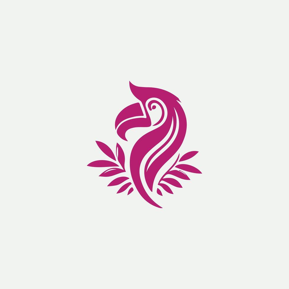 Island Perch tropical bird vector