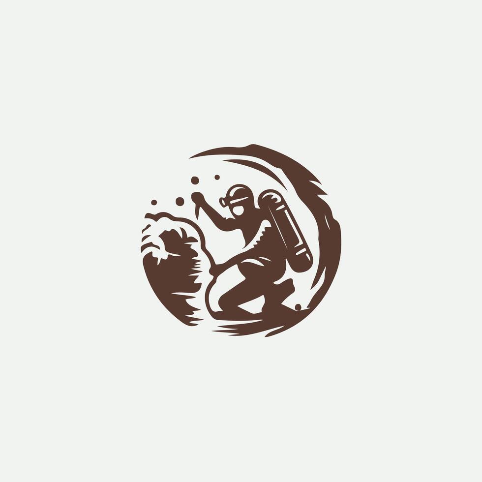 Boulder Bliss Rock Climbing vector