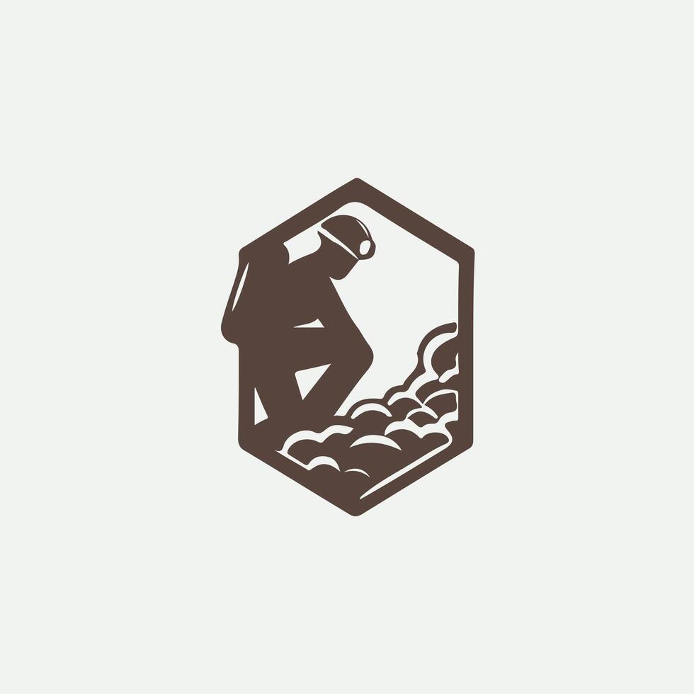 The Hidden Depths Caving Design vector