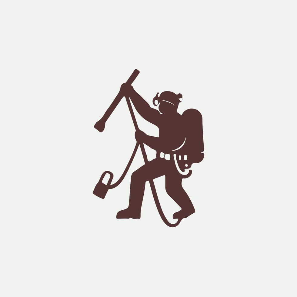 Stalactite Seekers Caving Logo Design vector