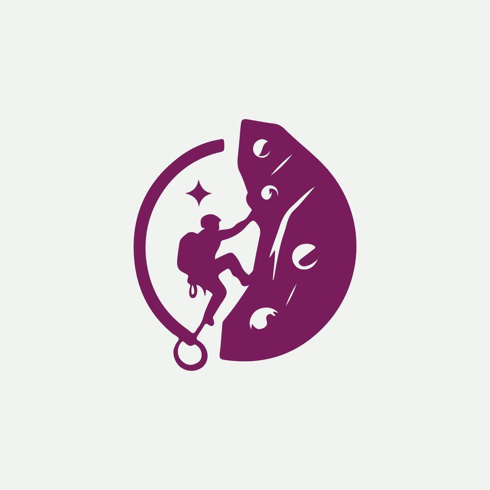 Climbing Trail Rock Climbing vector