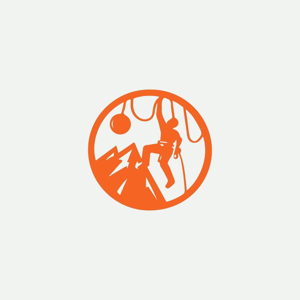 High Rock Trek Rock Climbing vector