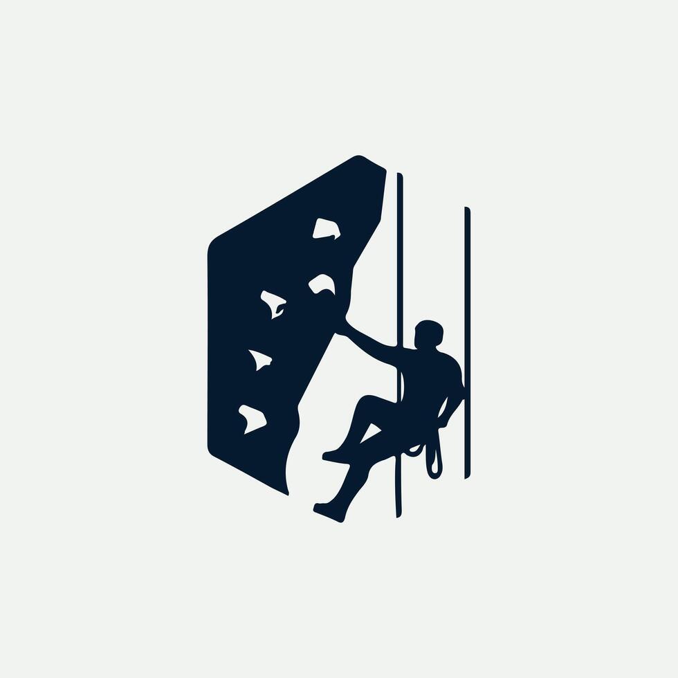 Rock Elevate Rock Climbing designs vector