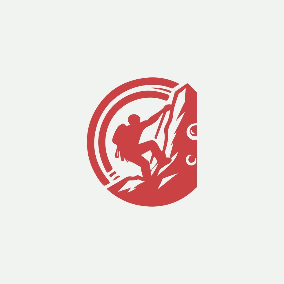 Elevation Grip Rock Climbing designs vector