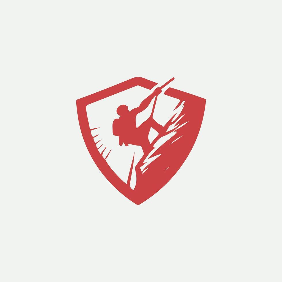 High Climbers Rock Climbing designs vector