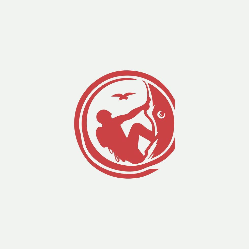 Crux Climbers Rock Climbing designs vector
