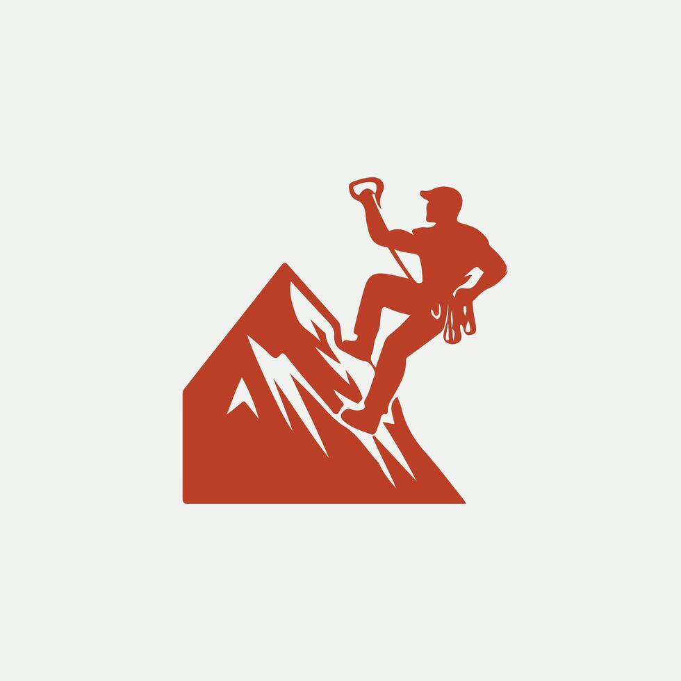 Peak Climbers Rock Climbing designs vector