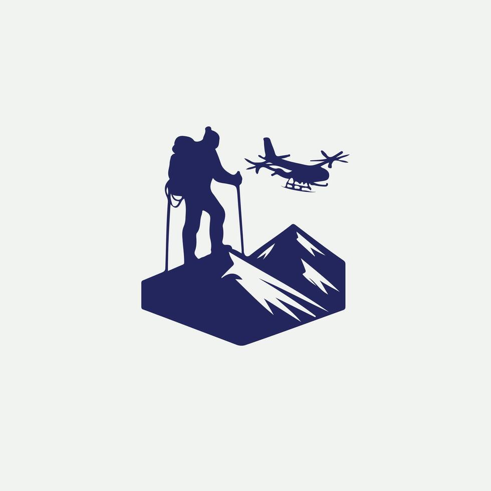 Rugged Rise Mountaineering designs vector