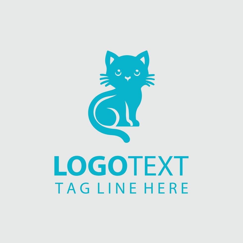 Kitten Cove Kitten logo vector