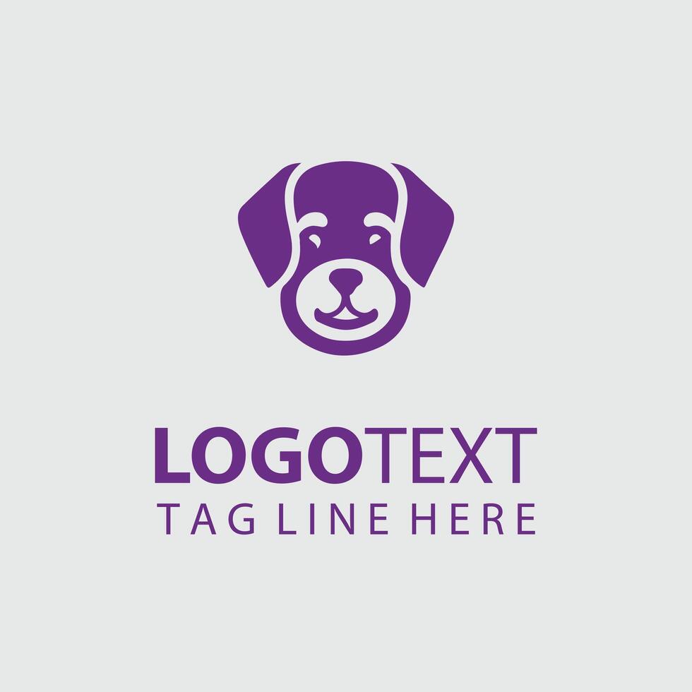 Paws for Play puppy logo design vector