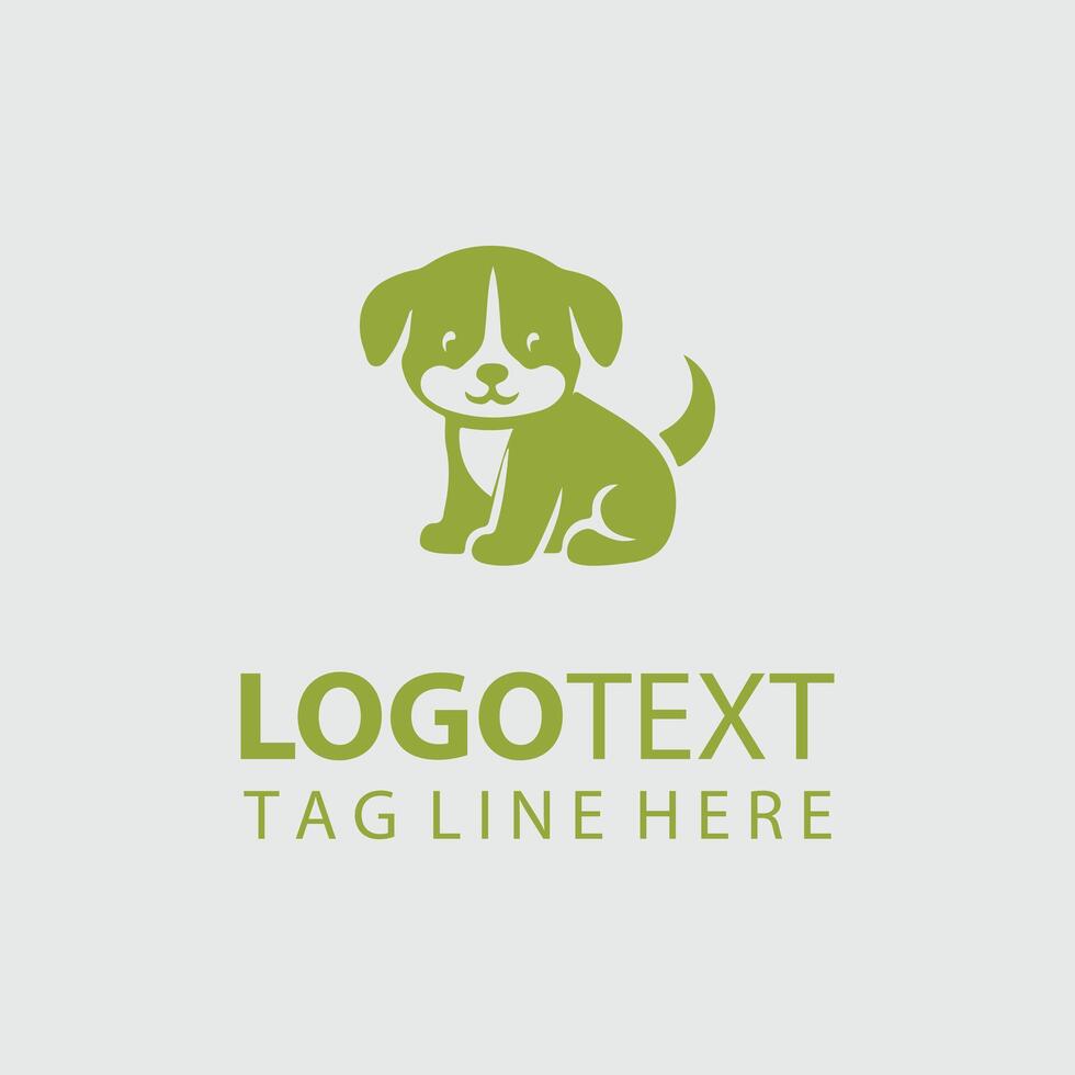 Paw Prints puppy logo design vector