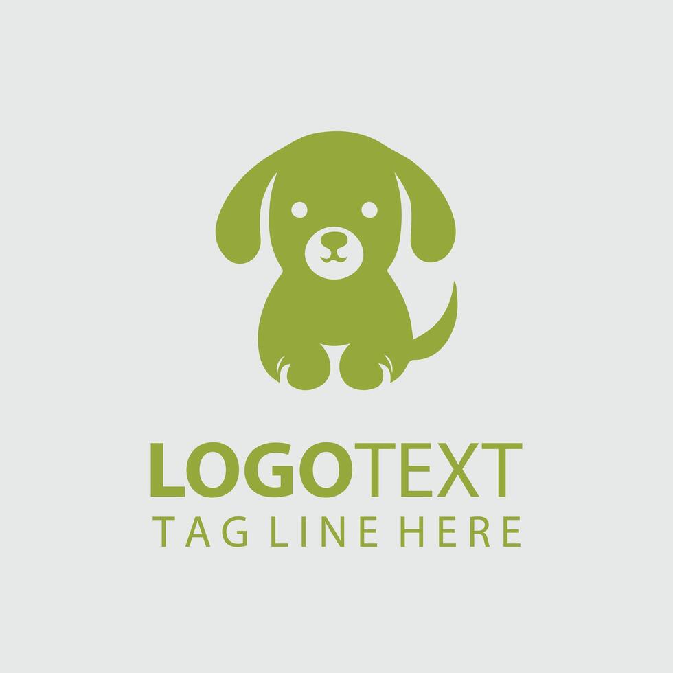 Puppy Haven puppy logo design vector