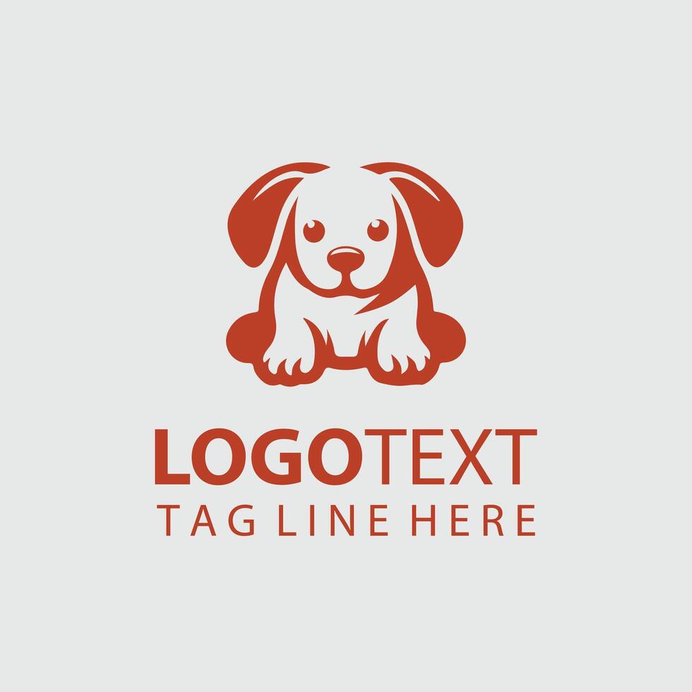 Puppy Pals puppy logo design vector
