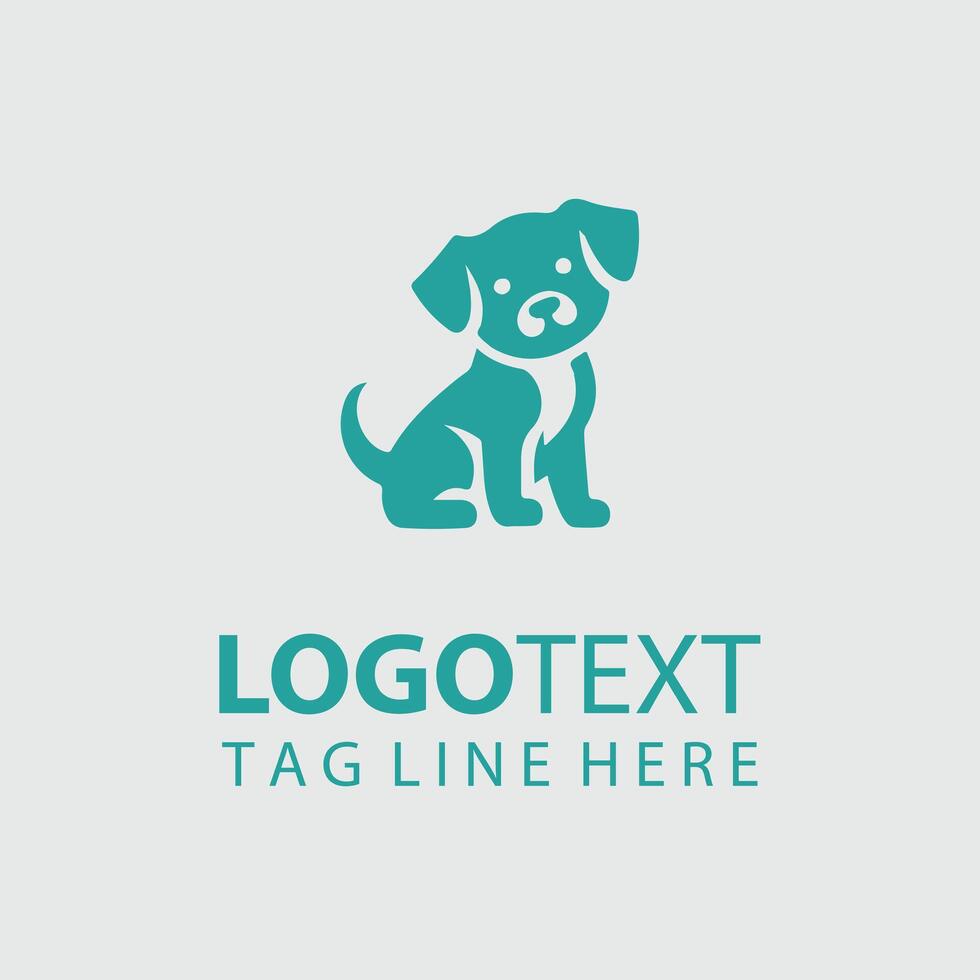 The Puppy Patch puppy logo design vector