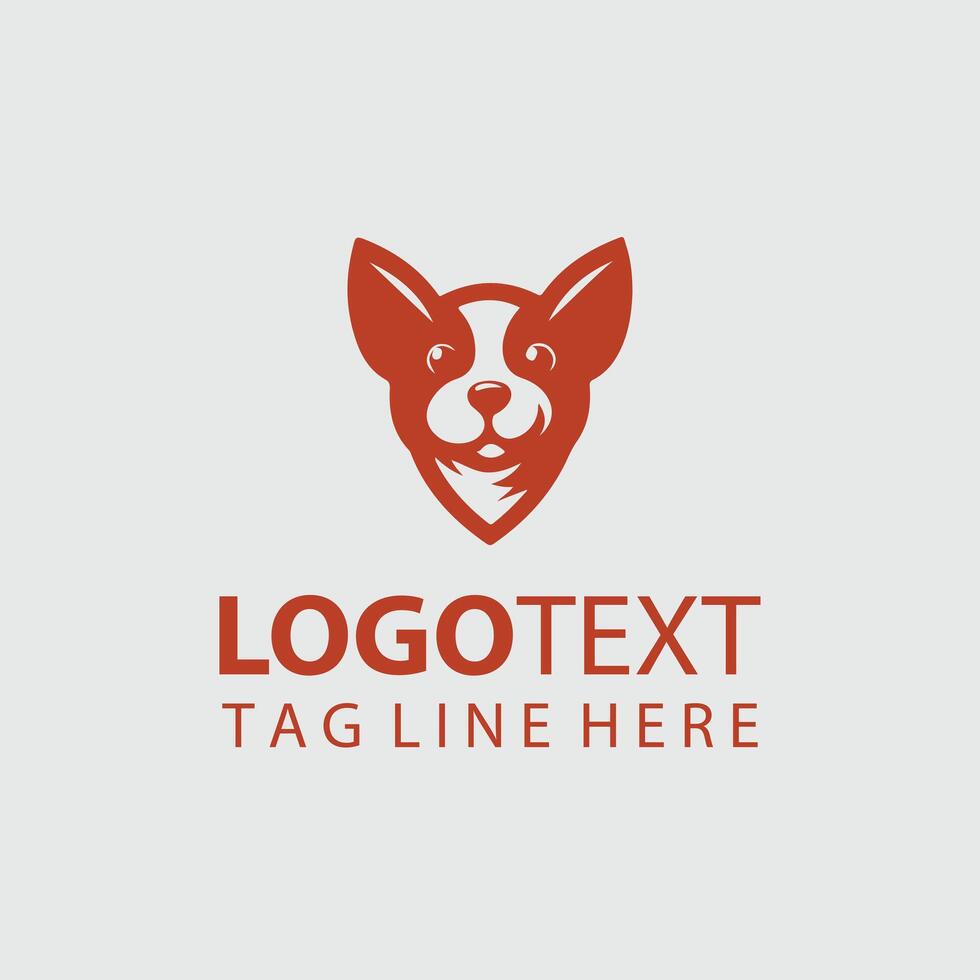 Pupperific puppy logo design vector