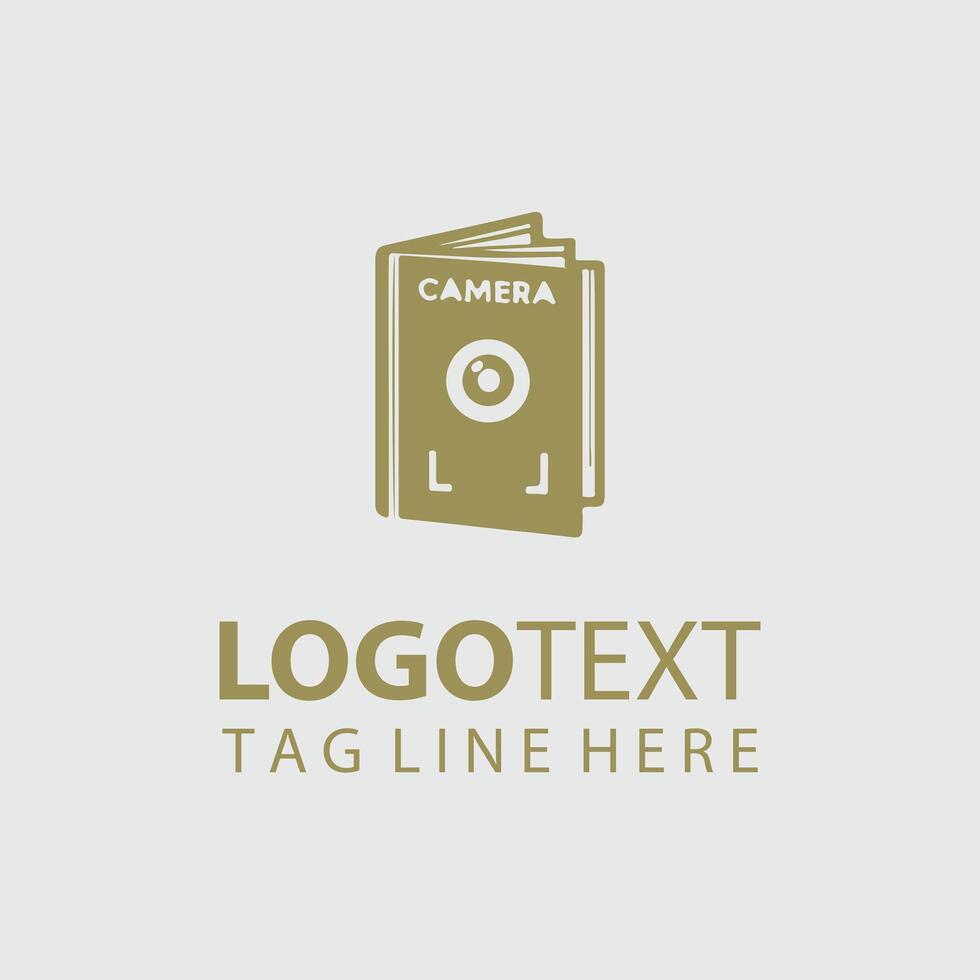 Shutter Style Camera Book vector