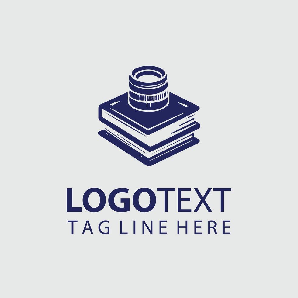 Zoom Viewpoint Camera Books vector