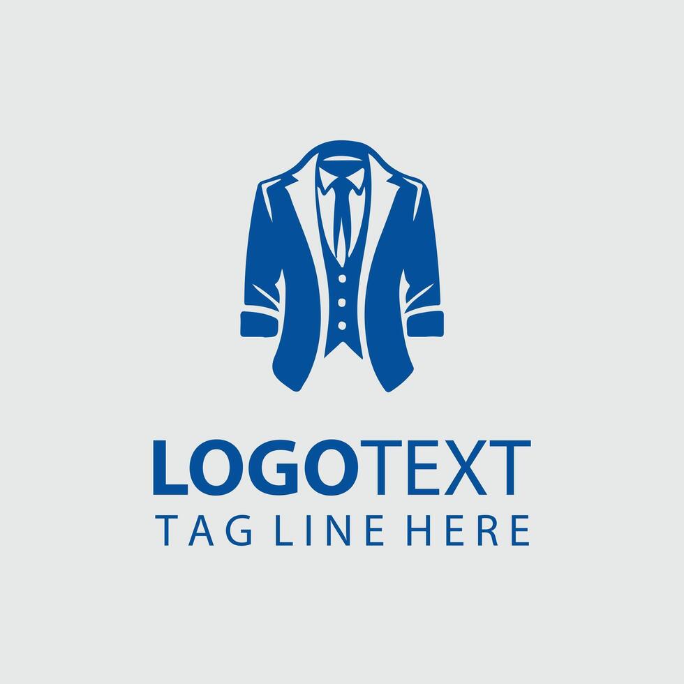 Executive Cut Man Dress Logo vector