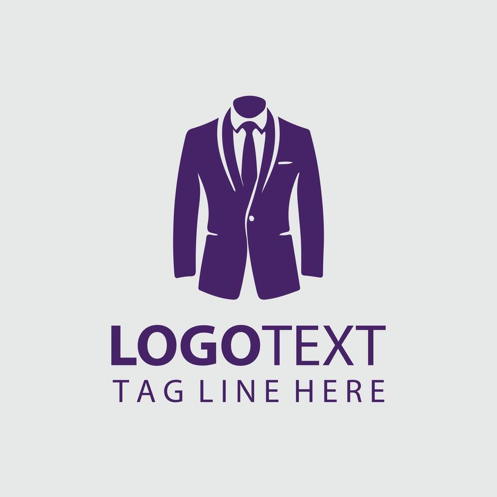 Refined Couture Man Dress Logo vector