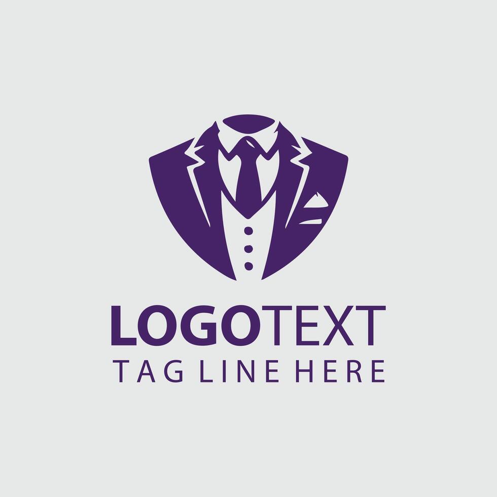 Pristine Attire Man Dress Logo vector