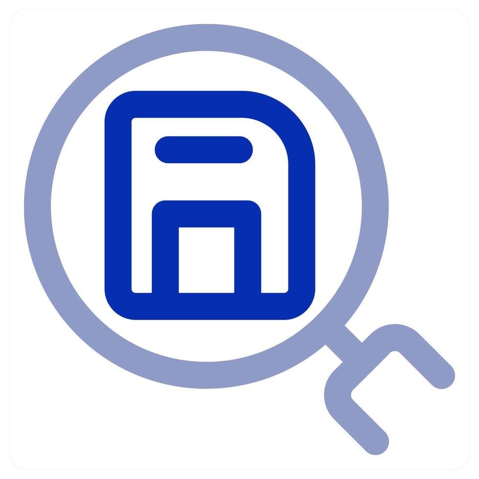 Search drive icon vector