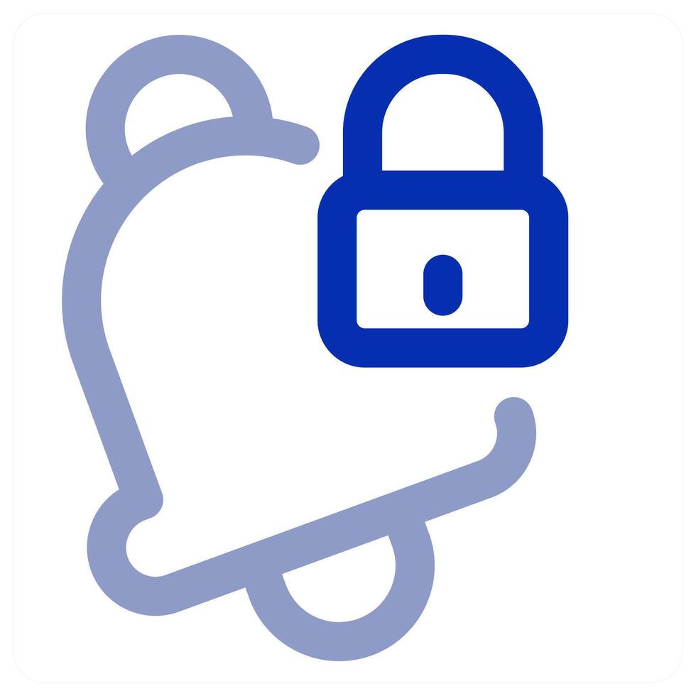 Notification Lock icon concept vector