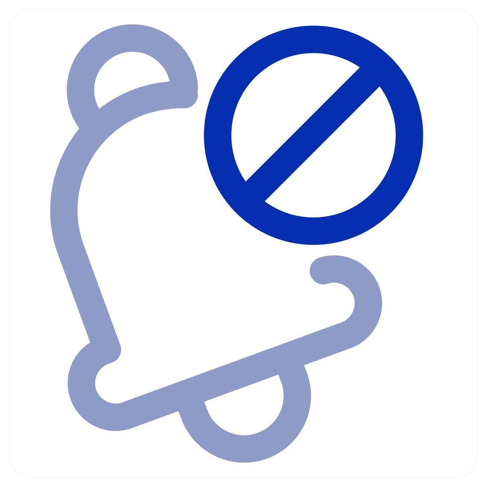 Notification blocked icon concept vector