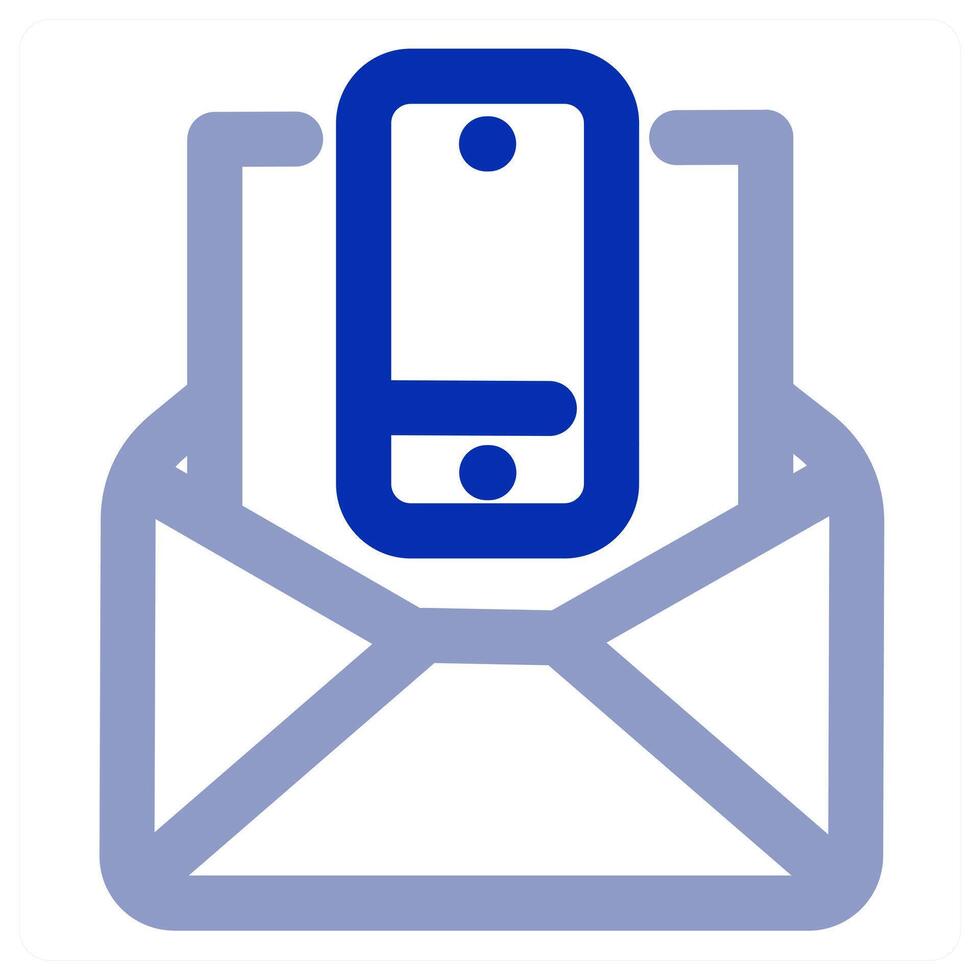 Mobile Message icon vector