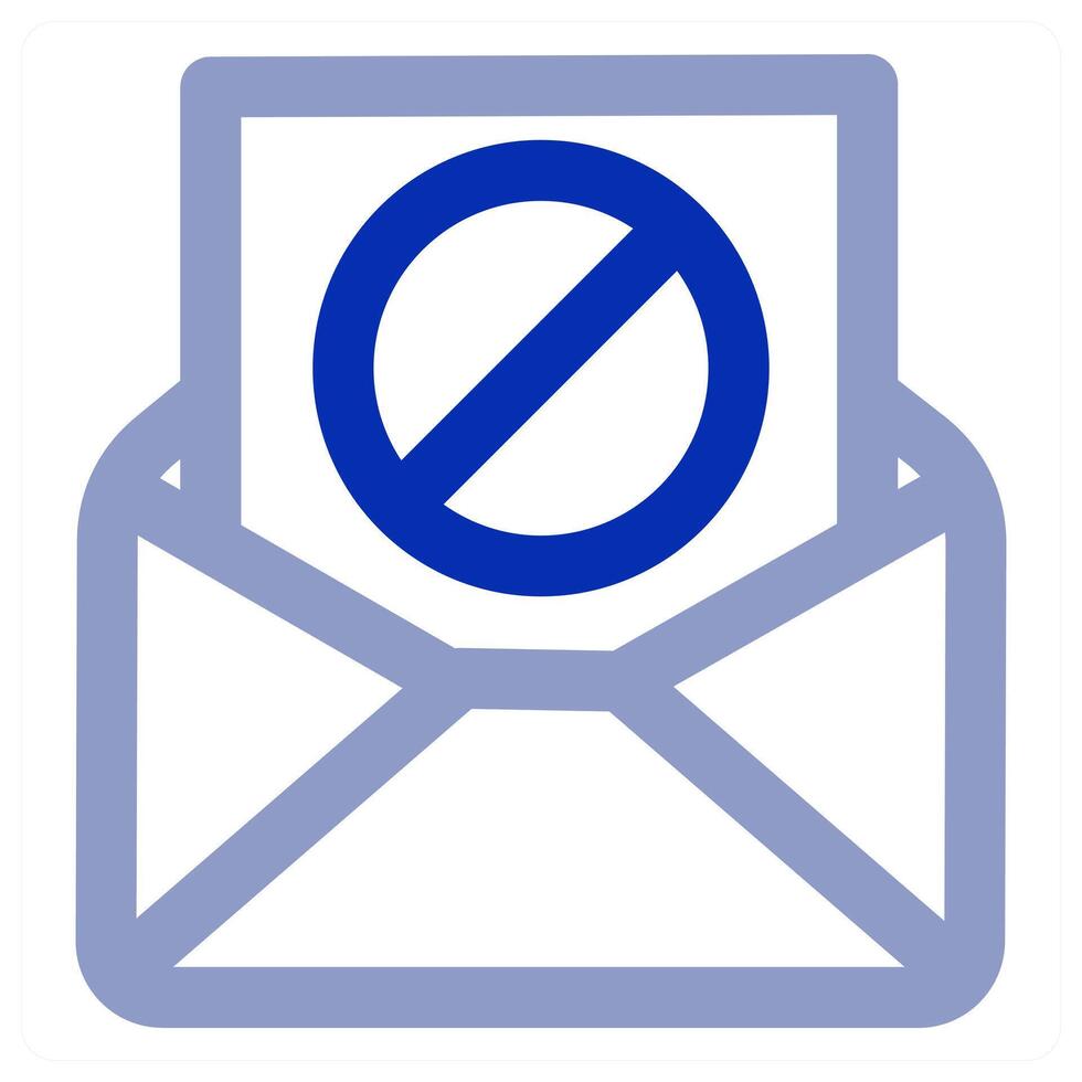Prohibited Message icon concept vector