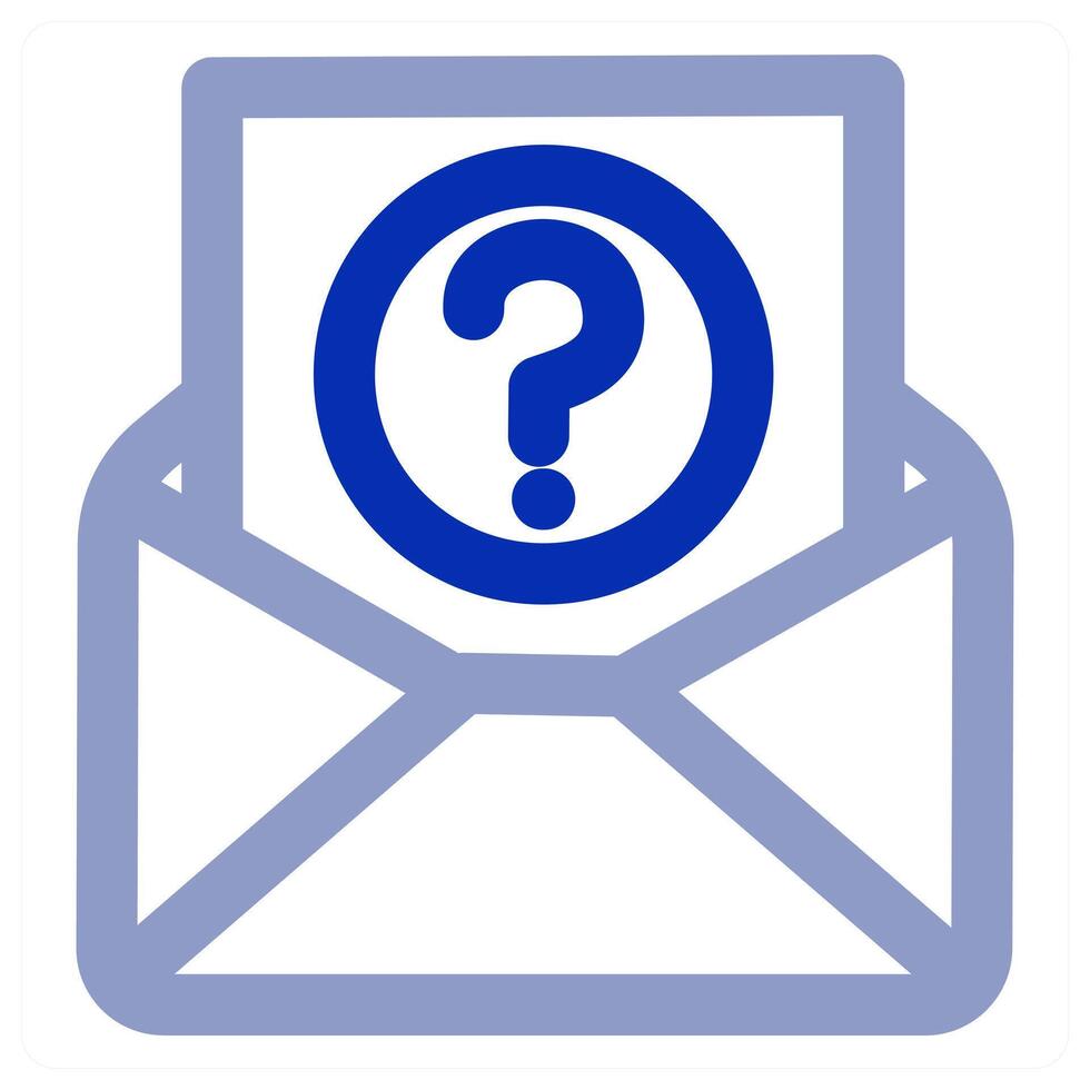 Message Query icon concept vector