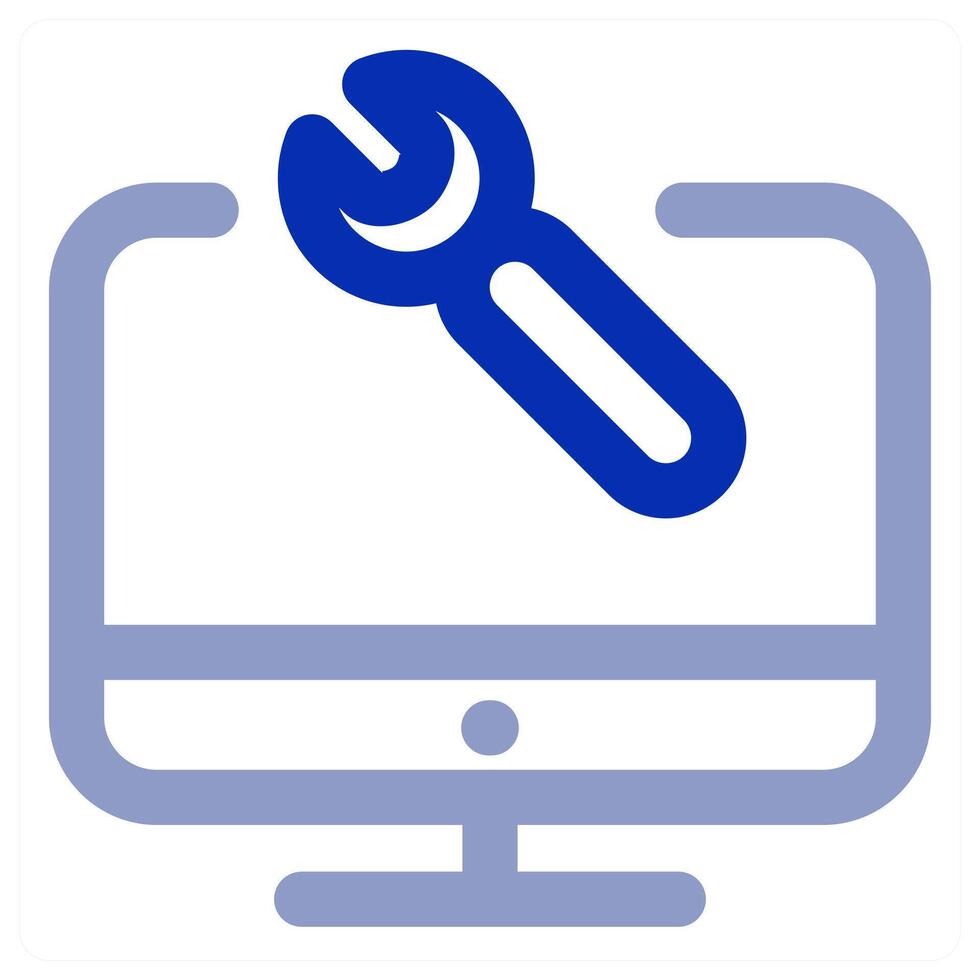 Laptop Maintenance icon concept vector