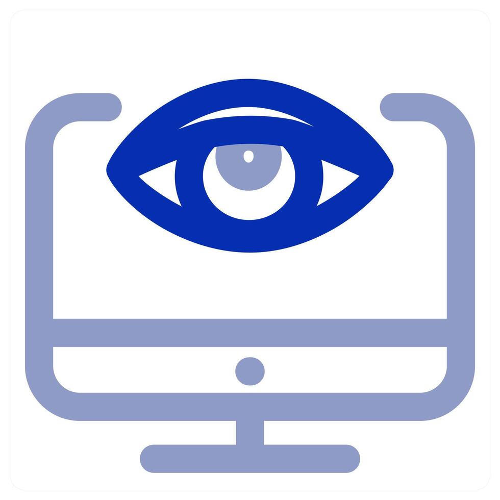 Laptop Vision icon concept vector