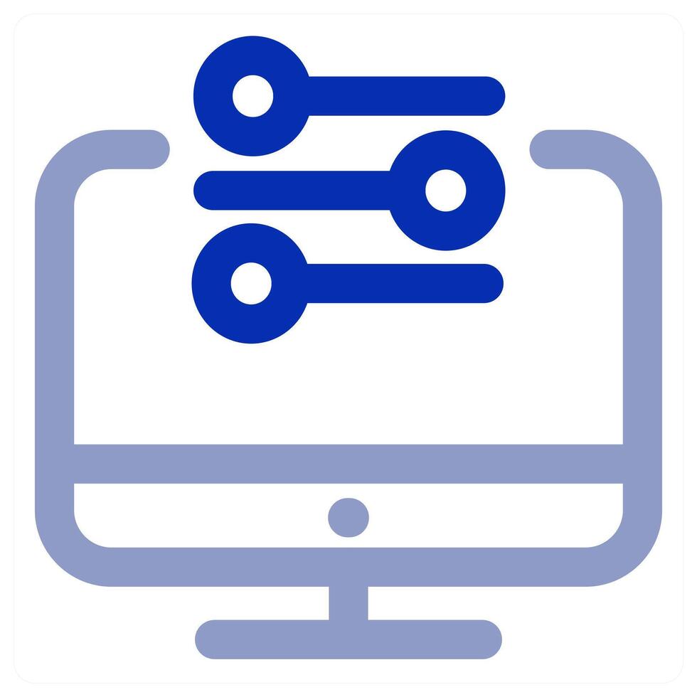 Laptop and office icon concept vector