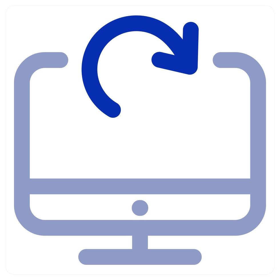 Update Laptop icon concept vector