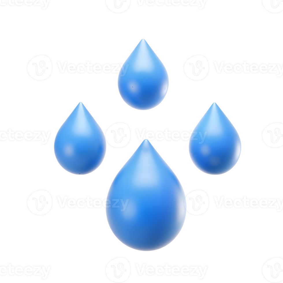 Blue water droplets illustrating hydration and freshness png