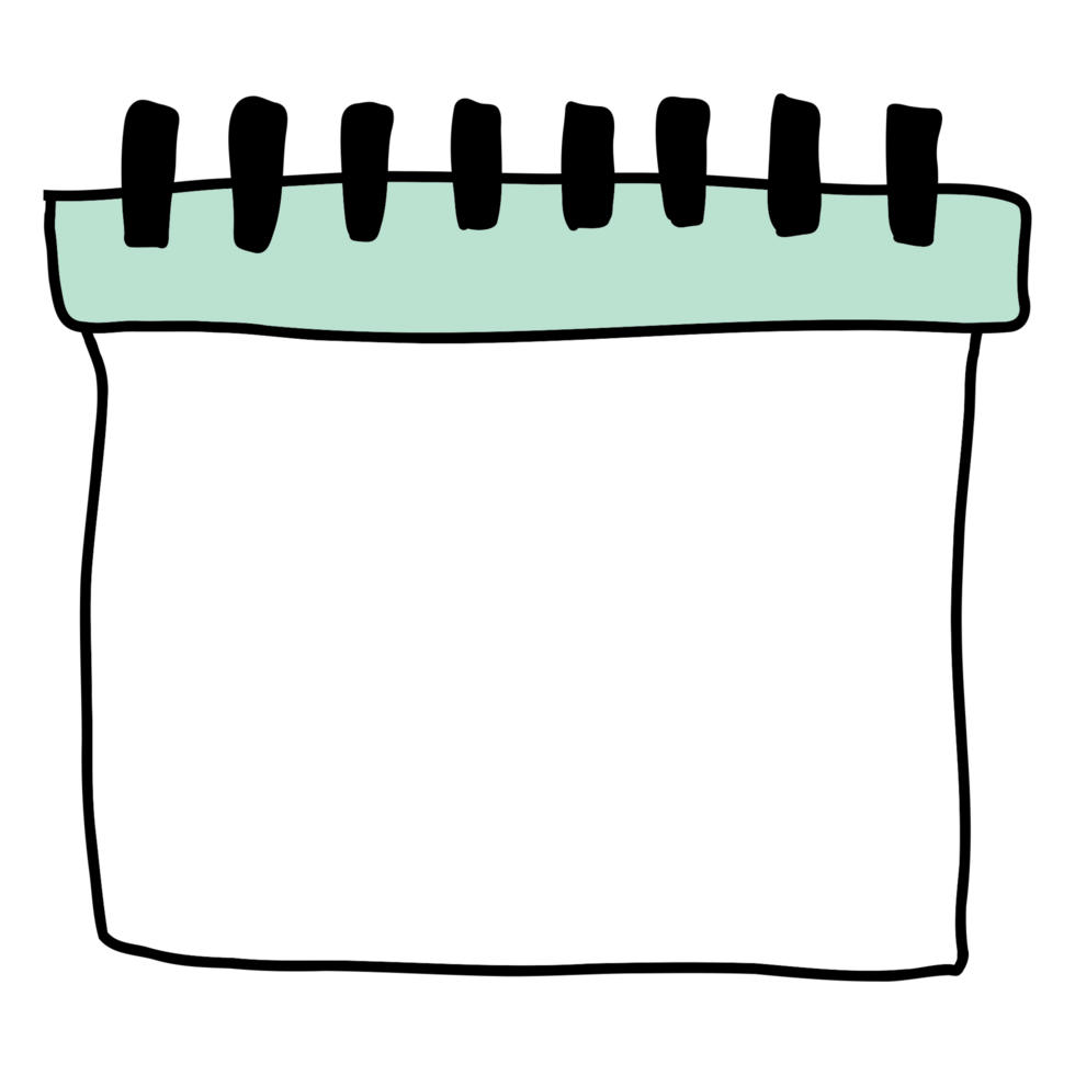 Blank Notepad for Creative Use png