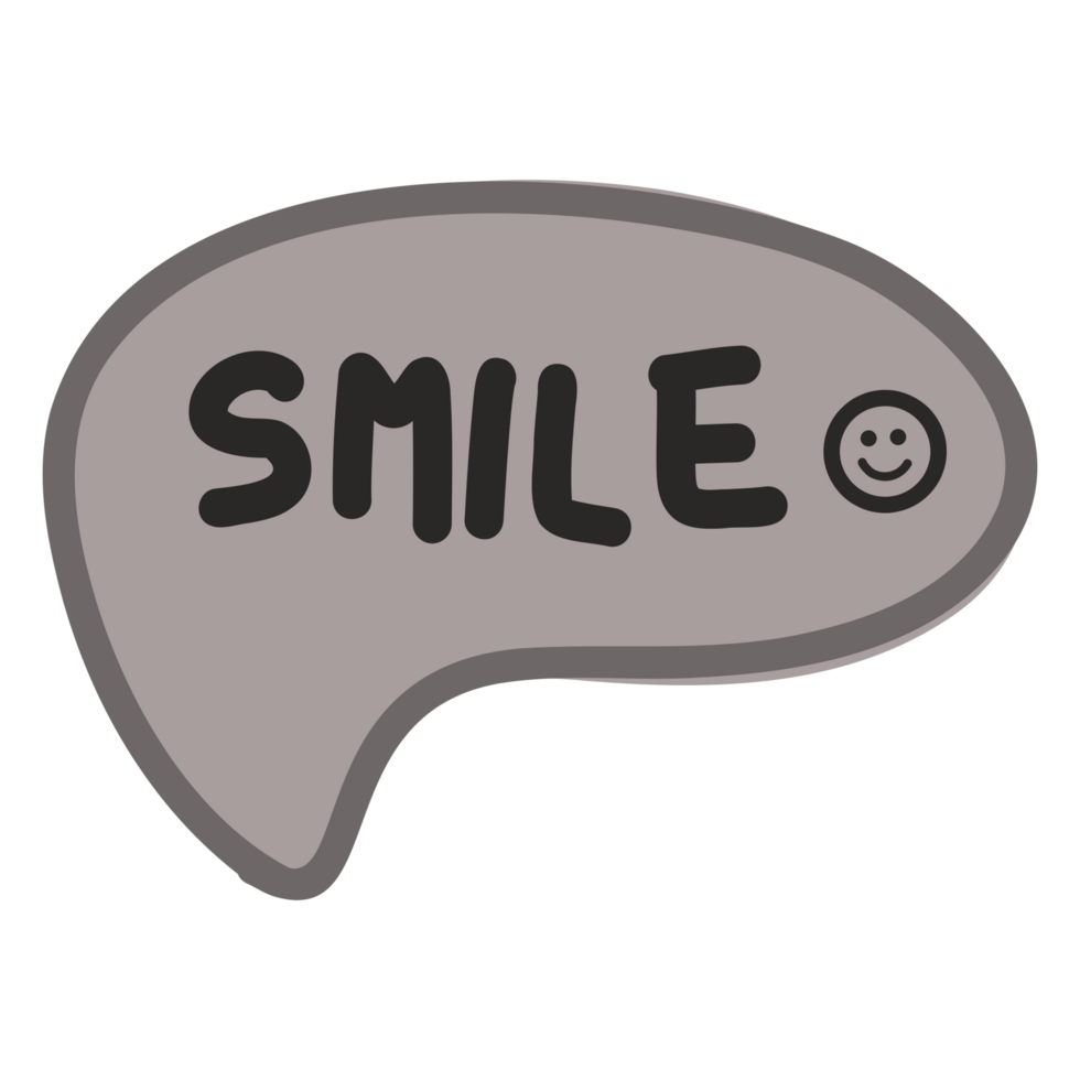 smile speech bubble icon png