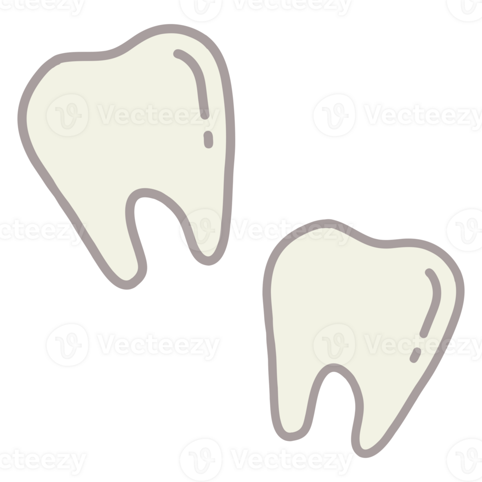 tooth icon on transparent background png