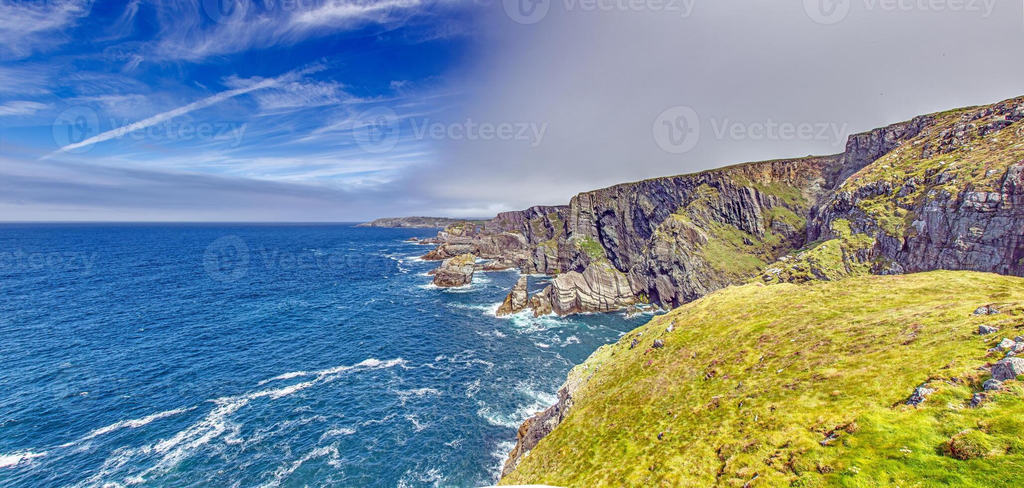 Breathtaking view of the Cliffs of Moher overlooking the Atlantic Ocean in Ireland 2 photo