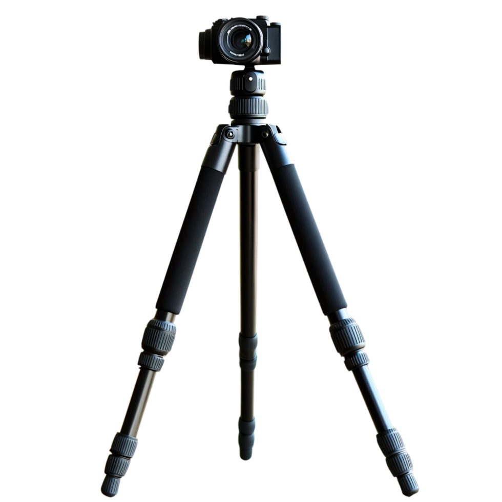 Photography Tripod Stand on Transparent Background png