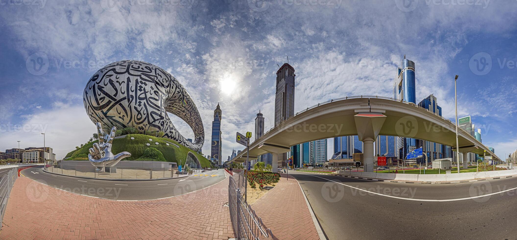 Museum of the Future with futuristic architecture and Arabic calligraphy in Dubai 1 photo