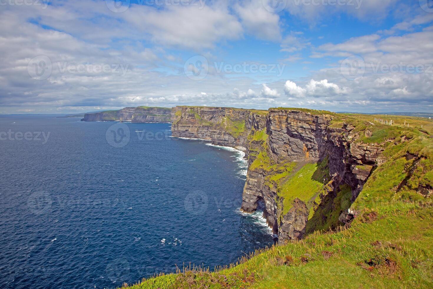 Breathtaking view of the Cliffs of Moher overlooking the Atlantic Ocean in Ireland 12 photo